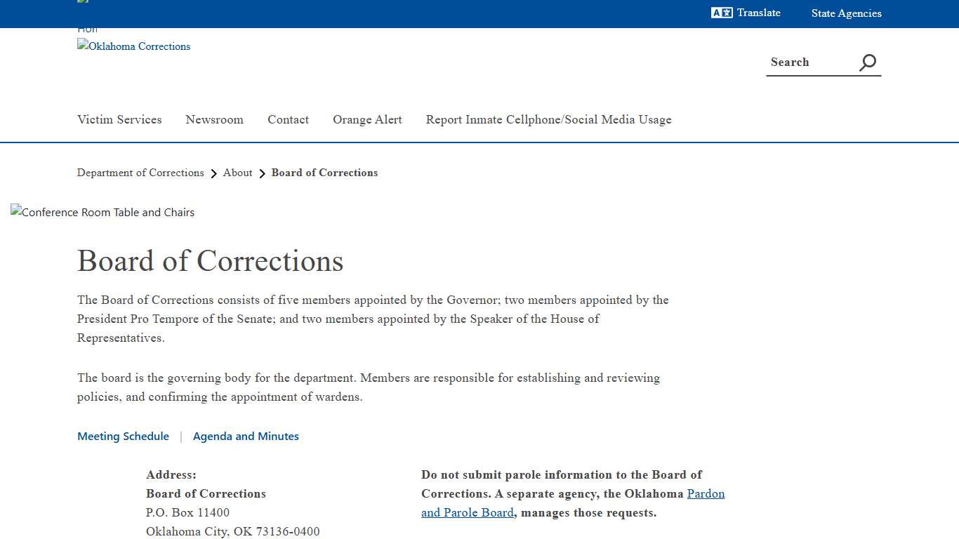 Board of Corrections